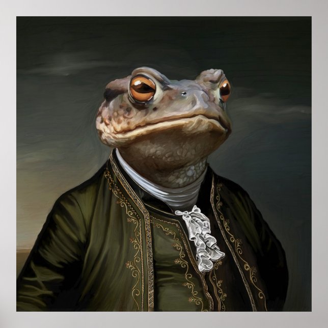 Noble Beasts - Affiche Dandy Toad (Devant)