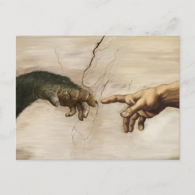 Noble Beasts - Creation of Apekind Postcard (Front)