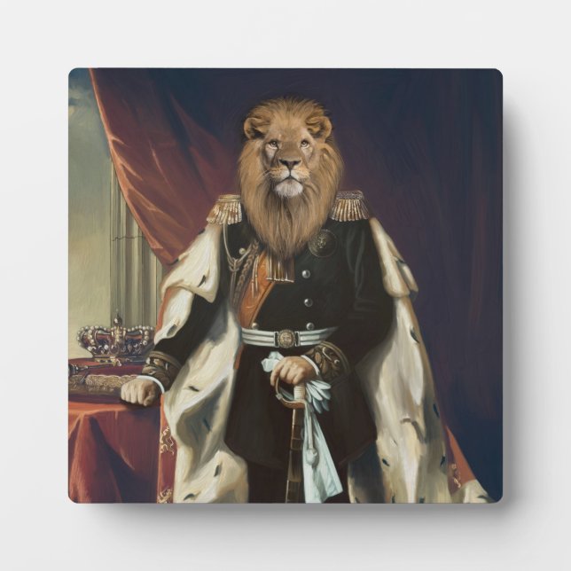 Noble Beasts - Dandy Lion  Plaque (Front)