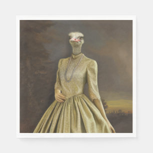 Noble Beasts - Dandy Ostrich Napkin