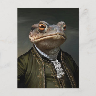 Noble Beasts - Dandy Toad Postcard
