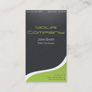 Noble Business Card Web Developer, Graphic Designe