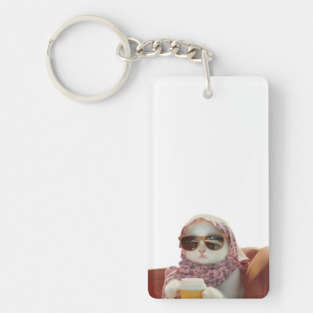 Noble Cat keychain (Front)
