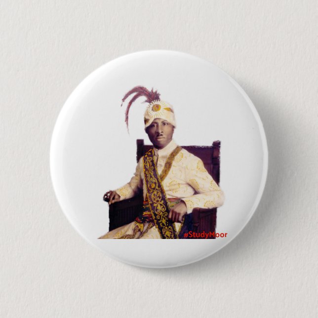 Noble Drew Ali 2 Inch Round Button (Front)