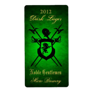 Noble gentillesse Chevaliers Crest Green Bière Éti