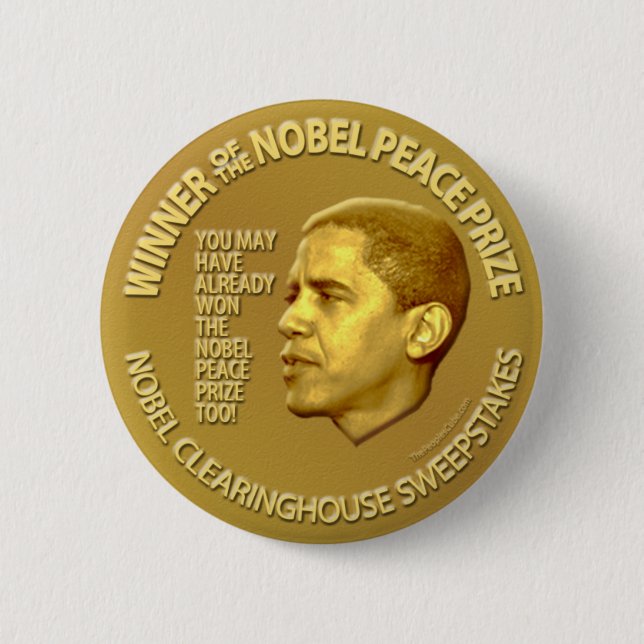 Noble Prize button (Front)