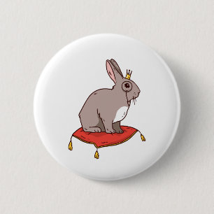 Noble Rabbit 2 Inch Round Button