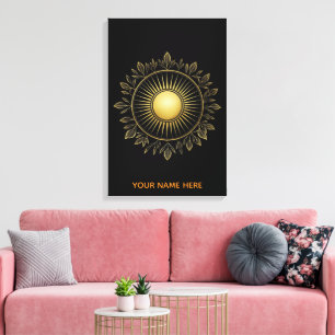 Noble Solar Foliage leaf Fine Art Canvas Art
