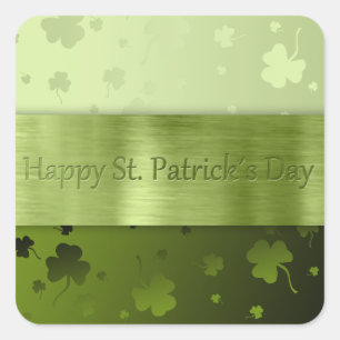 Noble St. Patrick's Day Shamrocks - Sticker