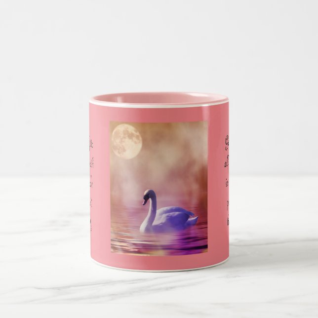 Noble Swan Two-Tone Coffee Mug (Center)