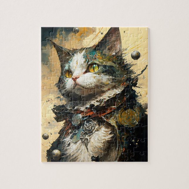 Nobleman Celestial Cat Jigsaw Puzzle (Vertical)