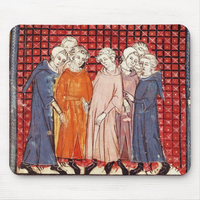 Noblemen conspiring against King Louis Mouse Pad (Front)
