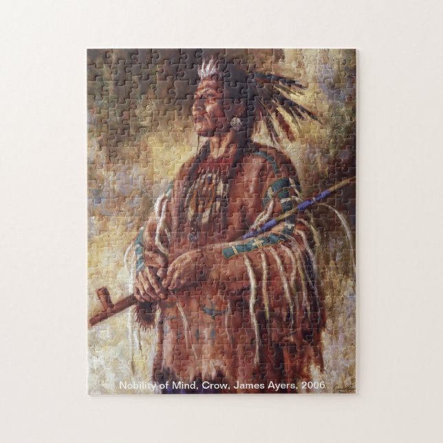 Noblesse d'esprit, puzzle de Natif américain (Vertical)