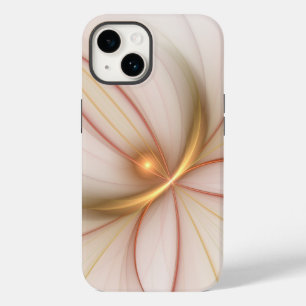 Nobly Copper And Gold Abstract Modern Fractal Art Case-Mate iPhone 14 Case