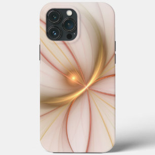 Nobly Copper And Gold Abstract Modern Fractal Art iPhone 13 Pro Max Case