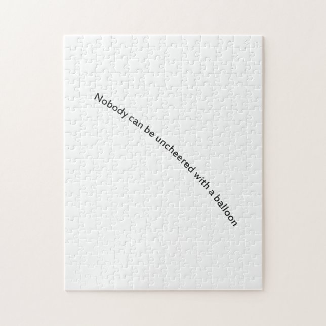 Nobody can be uncheered with a balloon jigsaw puzzle (Vertical)