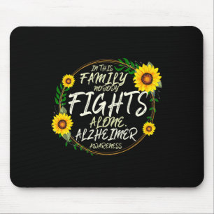 Nobody Fights Alone. Family Support. Heimerheimer Mouse Pad