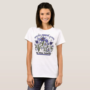 Nobody Fights Alone Floral Esophageal Cancer T-Shirt