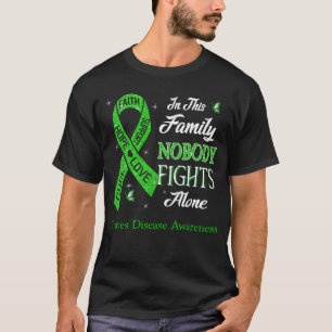 Nobody Fights Alone Graves Disease Awareness T-Shirt