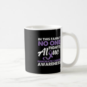 Nobody Fights Alone - Pancreatic Cancer Awareness  Coffee Mug