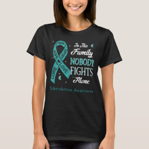 Nobody Fights Alone Scleroderma Awareness T-Shirt