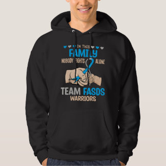 Nobody Fights Alone Team Fasds Family Matching Hoodie