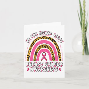 Nobody Fights Breast Cancer Alone Support Breast C Card