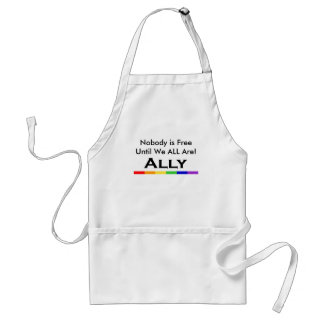 Nobody is Free Ally Aproon Standard Apron