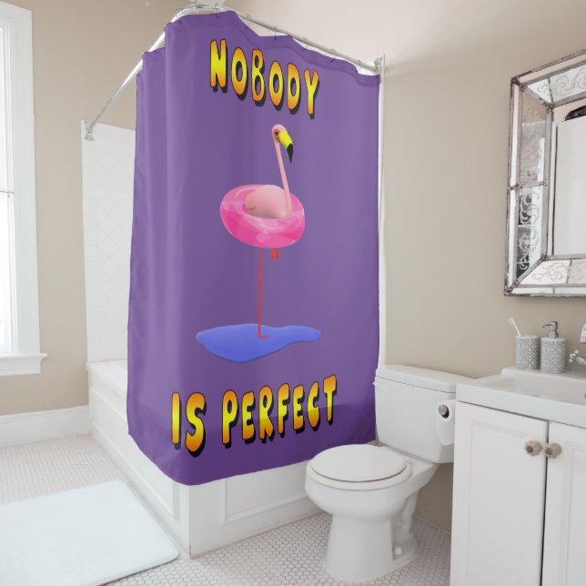 Nobody is perfect - flamingo with swimming ring (In Situ)