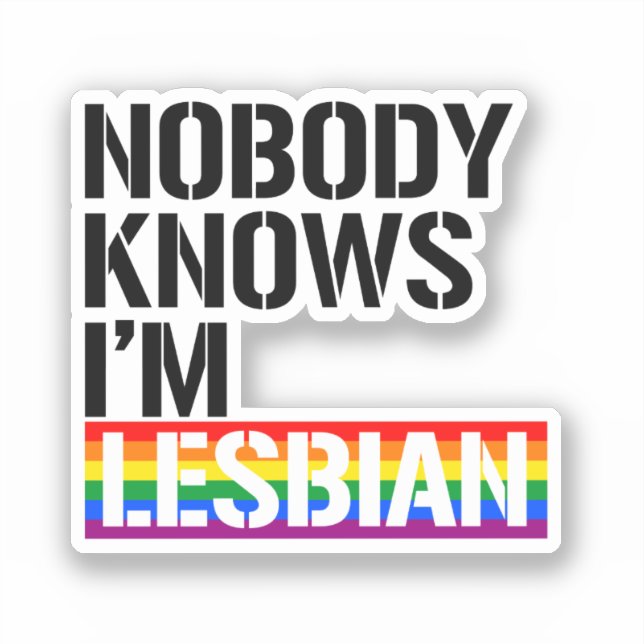 Nobody Knows I'm Lesbian (Front)