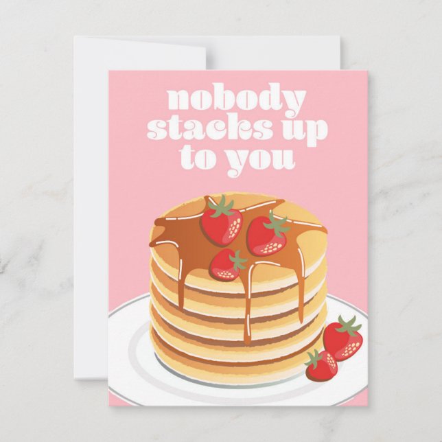 Nobody Stacks up to You Holiday Card (Front)