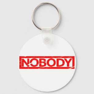 Nobody Stamp Keychain