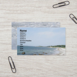 Nobska Beach Business Card