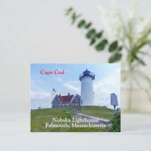 Nobska Lighthouse Cape Cod MA Postcard