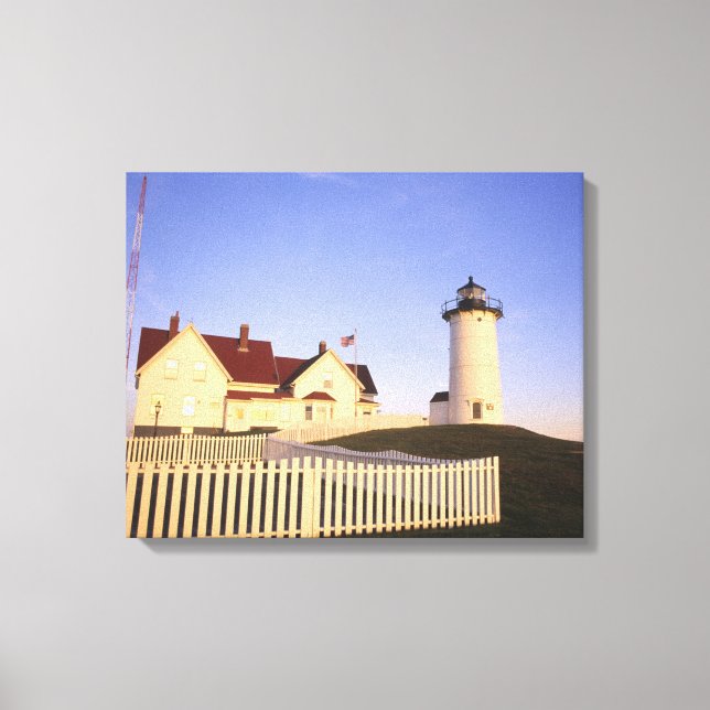Nobska Lighthouse, Woods Hole, Massachusetts Canvas Print (Front)