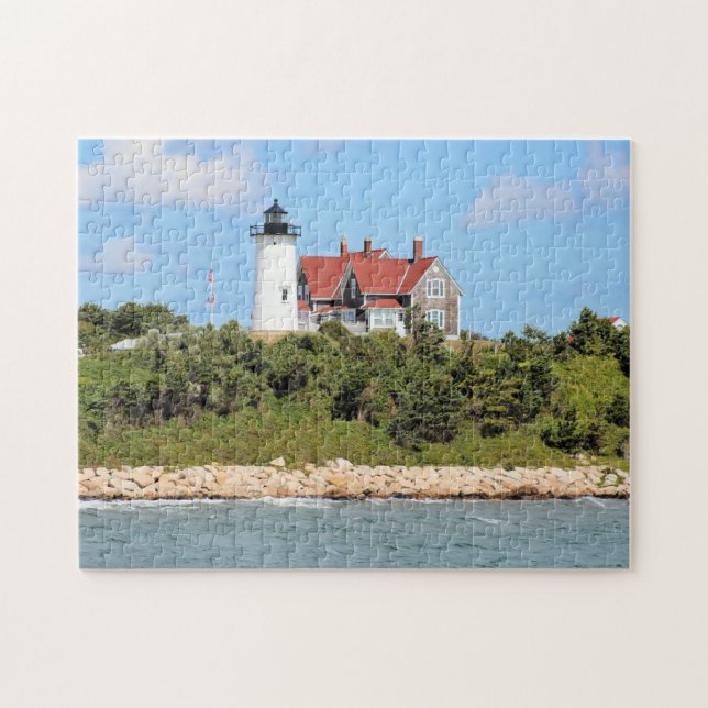 Nobska Point Lighthouse, Mass Jigsaw Puzzle (Horizontal)