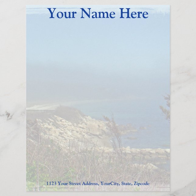 Nobska Point - Woods Hole - Cape Cod Massachusetts Letterhead (Front)