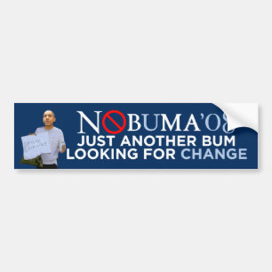 Nobuma Looking For Change Bumper Sticker
