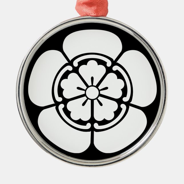 Nobunaga Oda Metal Ornament (Front)