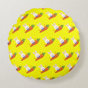 Nobunny Round Pillow