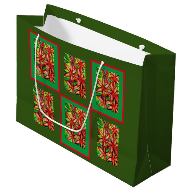 Noches Buenas Large Gift Bag (Front Angled)
