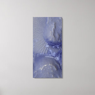 Noctis Labyrinthus formation on Mars Canvas Print