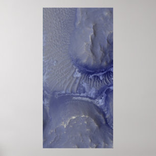 Noctis Labyrinthus formation on Mars Poster