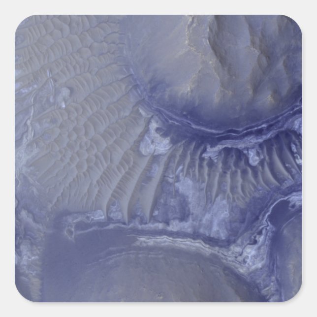 Noctis Labyrinthus formation on Mars Square Sticker (Front)