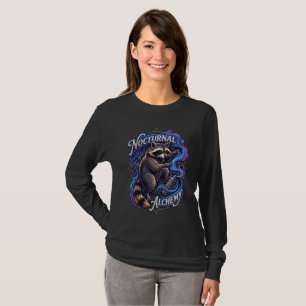 Nocturnal Alchemy Raccoon Long Sleeve T-Shirt
