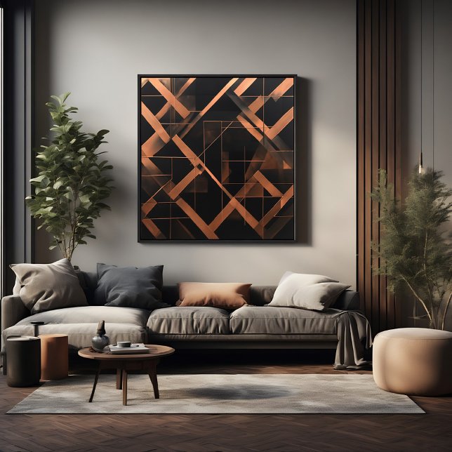 Nocturnal Amber Geometry Poster (Creator Uploaded)