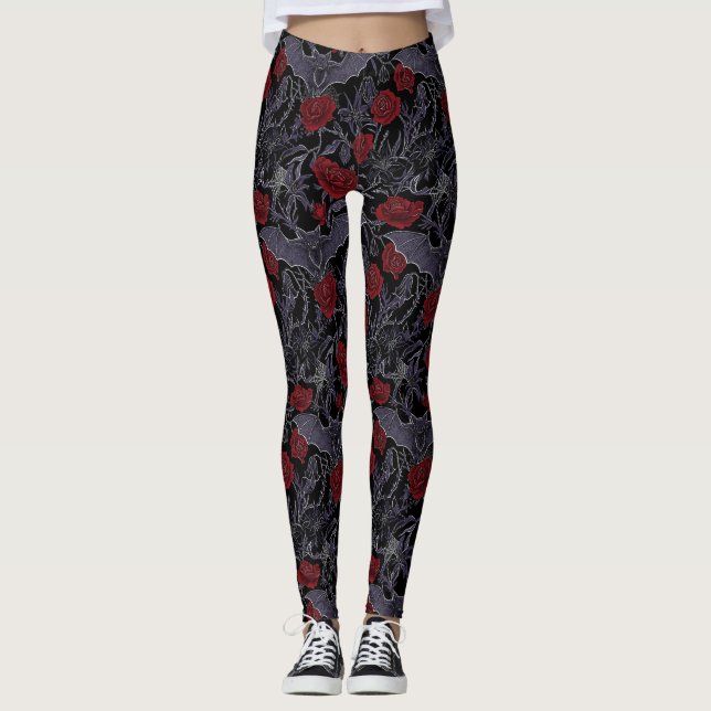 Nocturnal Bloom Leggings (Front)