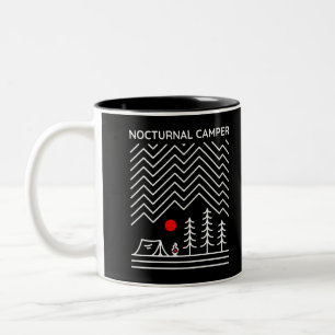 Nocturnal Camper 3 Two-Tone Coffee Mug