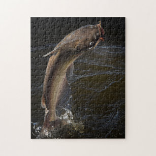 Nocturnal Channel Catfish Nature Photography Jigsaw Puzzle