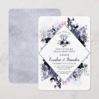 Nocturnal Floral She Said Yes Engagement Party